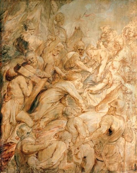 Christ carrying the cross - view 1