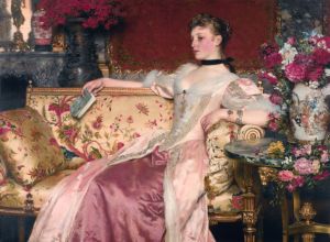 A moment of repose. by Wladyslaw Czachorski