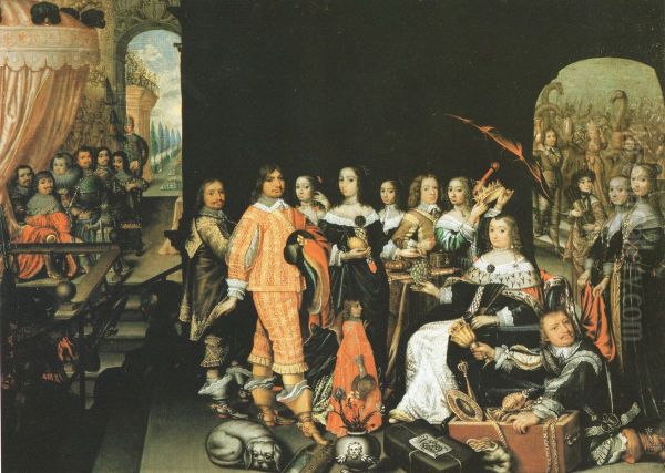 Glorification of the Dowager Electress Elisabeth Charlotte of Brandenburg as Queen of Sheba - view 1