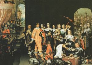 Glorification of the Dowager Electress Elisabeth Charlotte of Brandenburg as Queen of Sheba by Mathias Czwiczek