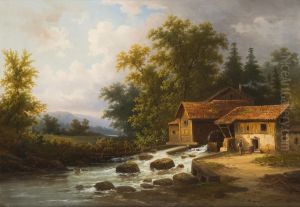 Landschaft mit Muhle