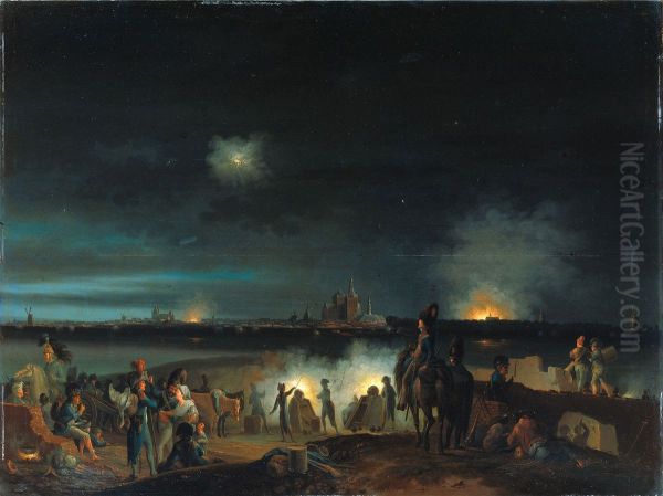 Bombardment of's-Hertogenbosch(Den Bosch) by the French during the siege of 1794' - view 1