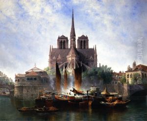 Notre Dame, Paris. by Edwin Deakin