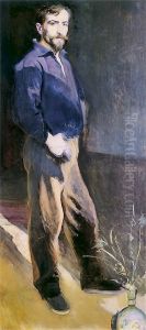 Self-portrait. by Stanislaw Debicki