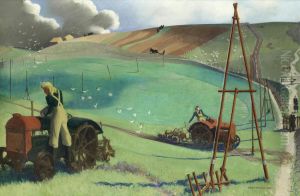 December on the Downs, Wartime by Percy Shakespeare