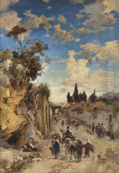 Peasants on the Way to Town - view 1
