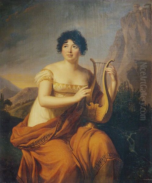 Madame de Stael as Corinne - view 1