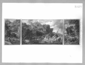 3 scenes from Odyssee by Friedrich Preller the Elder