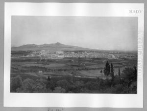 Panorama von Rom, funfteilig by Friedrich Loos
