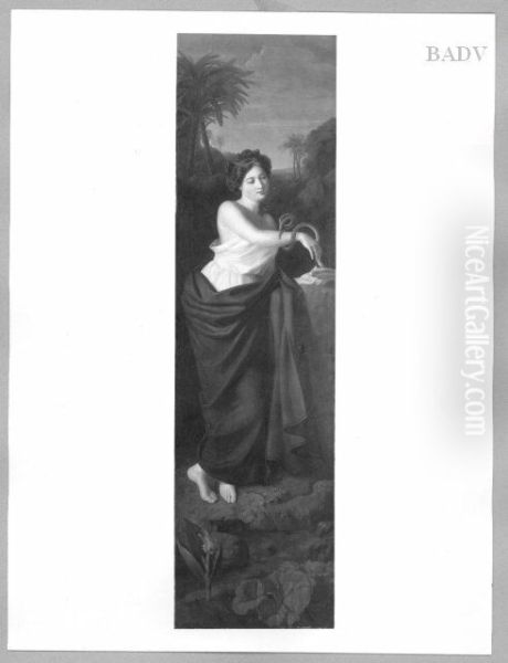 maid with snake - view 1