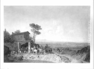 Eine Osteria bei Rom