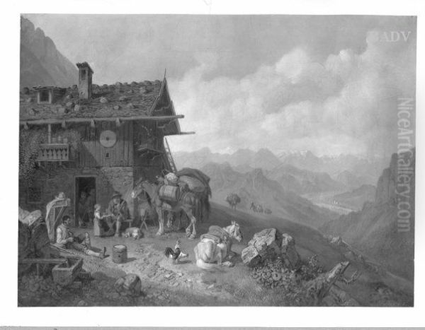 Rast vor der Hutte - view 1
