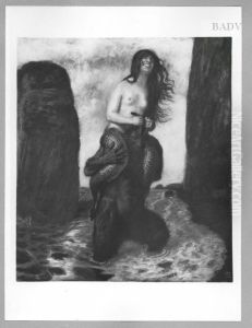 Faun und Nymphe by Franz Stuck