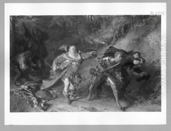 Uberfall (Falstaff auf der Flucht) - view 1