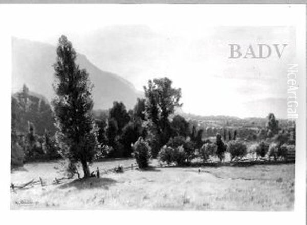 Landschaft mit Bergen - view 1