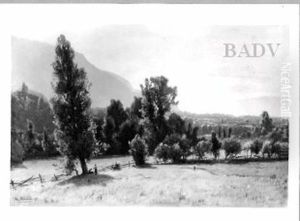 Landschaft mit Bergen Landschaft mit Bergen