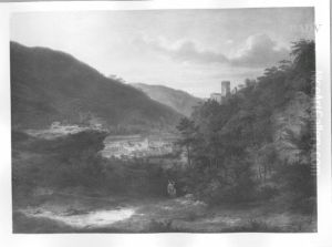 View of the Helenental near Baden