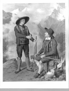 Passeier Jager by Ferdinand Georg Waldmuller