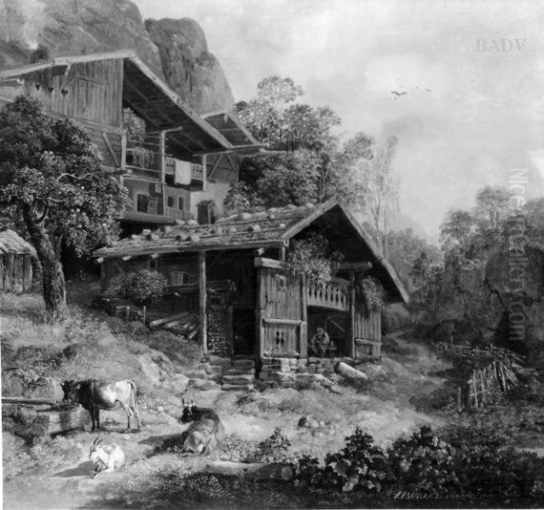 Houses in the mountains - view 1