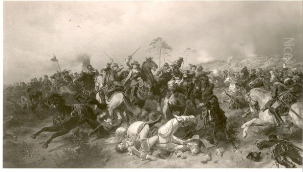 Der Grosse Kurfurst in einer Reiterschlacht (Fehrbellin) - view 1