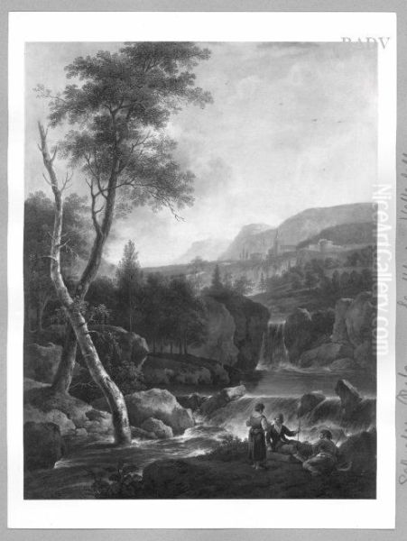 Landscape with figures - view 1
