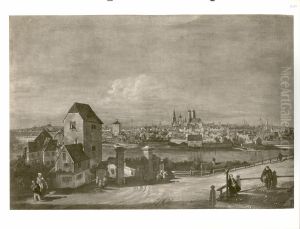 Ansicht von Munchen by Bernardo Bellotto