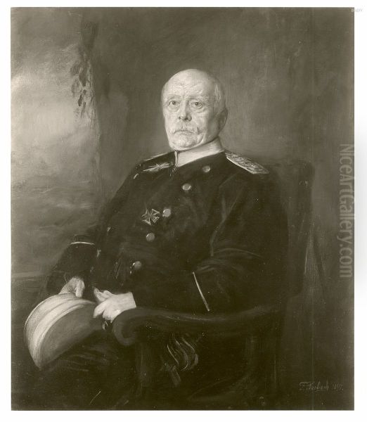 Bismarck in Kurassieruniform, sitzend - view 1
