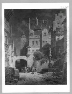 Stadtchen by Carl Spitzweg