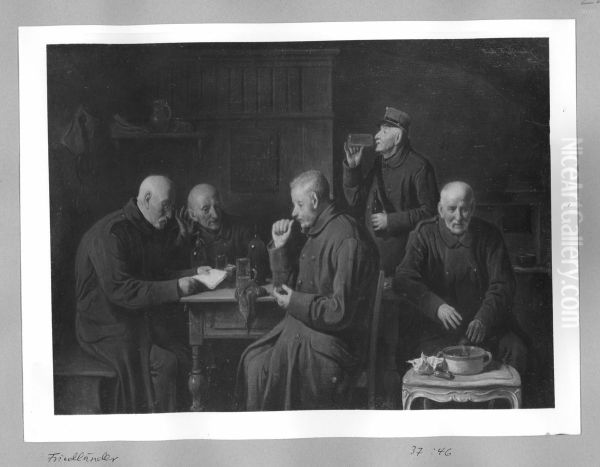 old soldiers in an inn - view 1