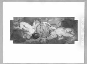 Raffael - Wappen halten die Putten by Hans (Johann von Strasiripka) Canon