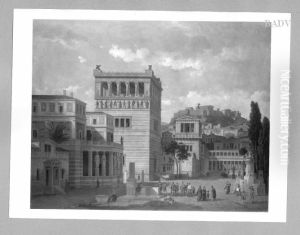 Athen, Akropolis by Leo Von Klenze