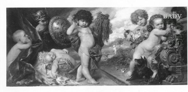 Putten als Allegorie der Schauspielkunst - view 1
