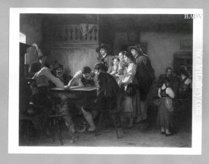 Der Faustkampf by Franz Defregger