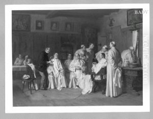 Rasiertag im Kloster by Eduard Von Grutzner