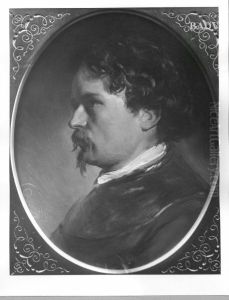 Selbstportrat (Bildnis des Malers Josef Borsos ?) Selbstportrat (Bildnis des Malers Josef Borsos ?)