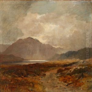 Autumn Loch Scene, Presumably In Scotland by Duncan Cameron