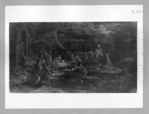 Die heilige Nacht by Carl Spitzweg