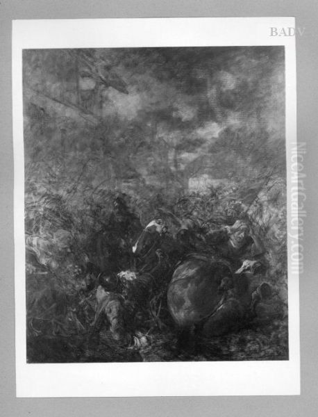 Landsknecht mit gesturztem Pferd - view 1