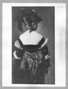 Portrait of a Lady with low-neck Portrait of a Lady with low-neck