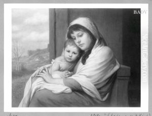 Girl with a child Girl with a child