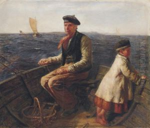 Mackerel Fishing by Hugh Cameron