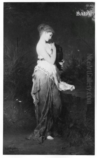 Girl with amphora - view 1