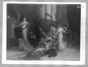 "Opferfest" by Friedrich August von Kaulbach