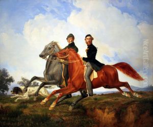 Two Galloping Riders Two Galloping Riders