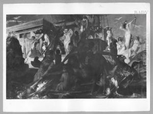 Kleopatras Jagdzug auf dem Nil by Hans Makart