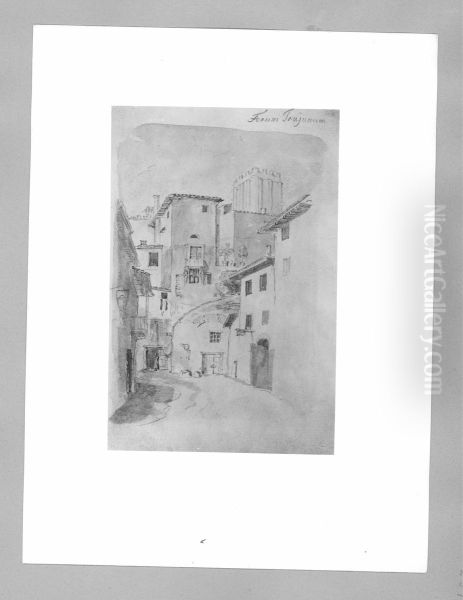 Blick in eine romische Gasse im Forum Trajanum - view 1