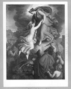 Opferung (Artemis befreit Iphigenie) by Carl Heinrich Rahl