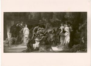 Dramatical scene by Hans Makart