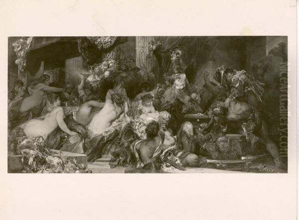 Die Pest in Florenz, Triptychon - view 1
