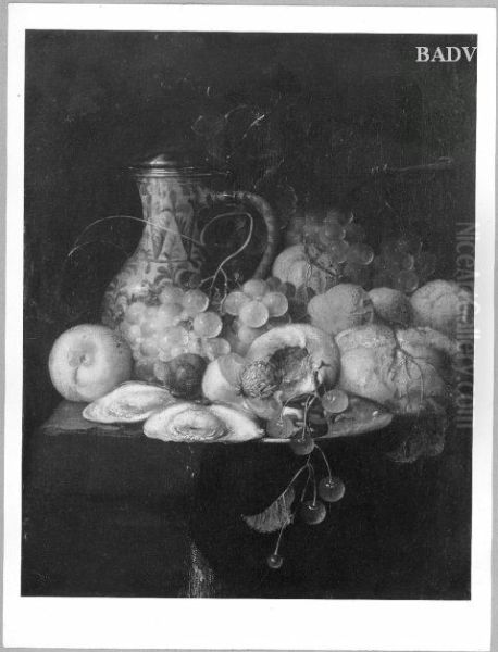 stilllife with jug and fruit - view 1
